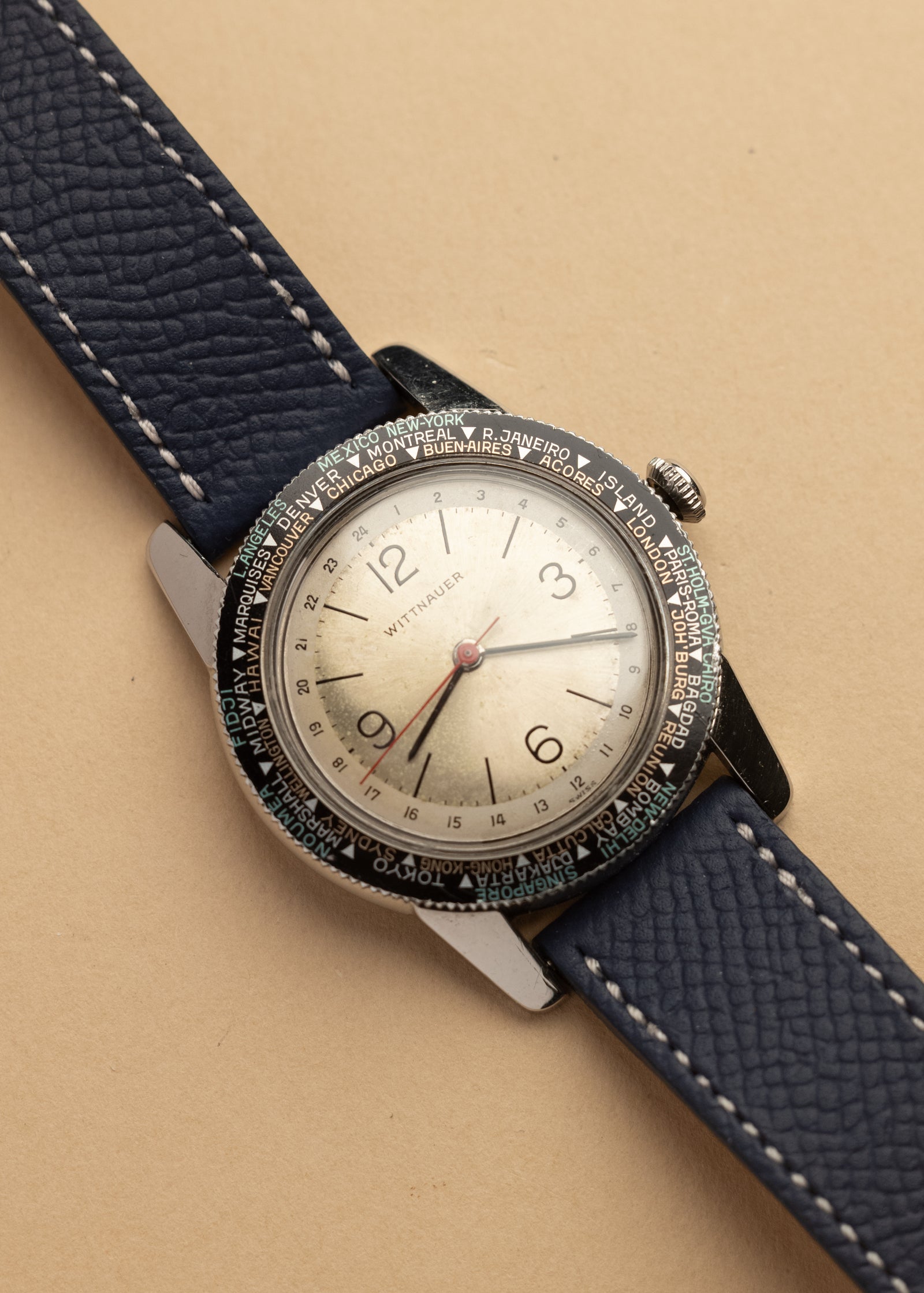 Wittnauer World Time - 1950s Vintage Watch – 25 Dials