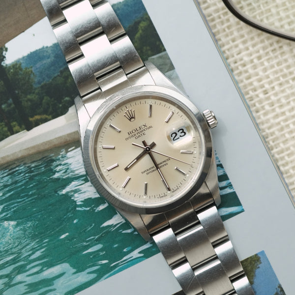 Rolex Oyster Perpetual Date cream Dial - 1996