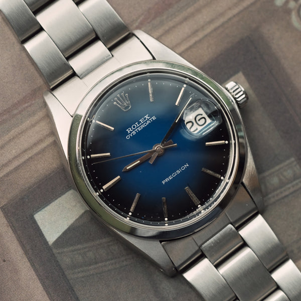 Rolex Oyster Date Blue Vignette 6694 - 1969