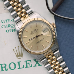 Rolex Datejust 16013 Two-Tone w/Papers - 1987