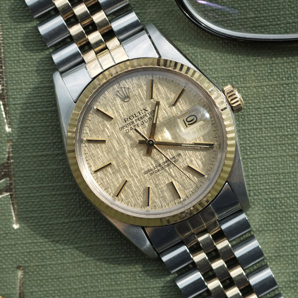 Rolex Datejust 16013 Two-Tone Linen - 1987