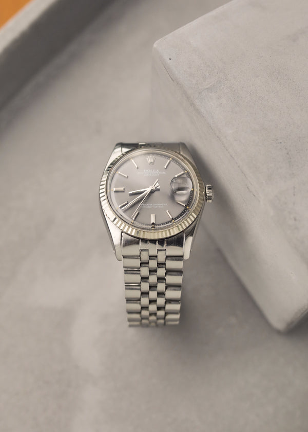 Rolex Datejust 1601 Grey Sigma 'Pumpkin' Dial - 1974