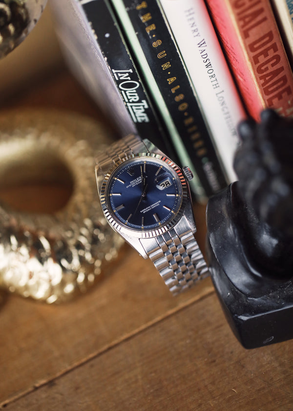 Rolex Datejust 1601 Pumpkin & Blue Sigma Dial - 1973