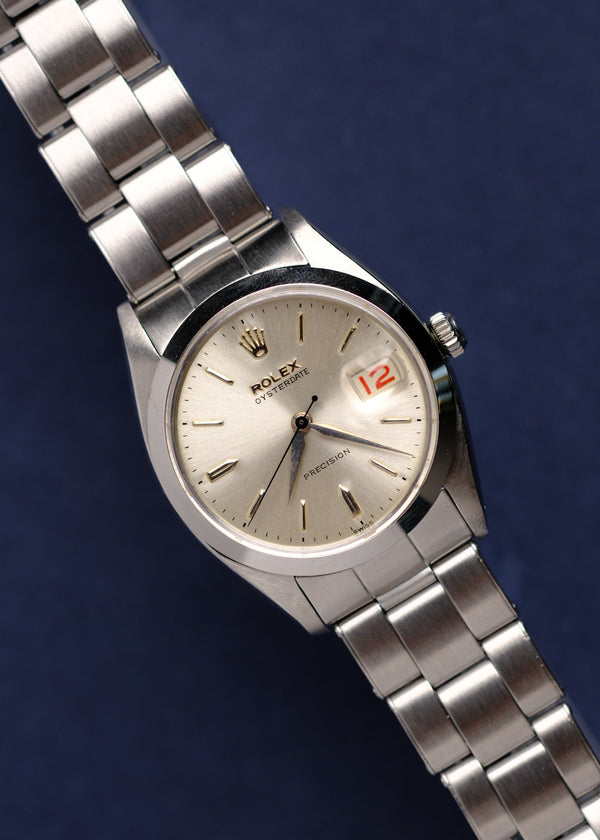 Rolex Oyster Date Precision 6494 w/Roulette Date Wheel - 1959