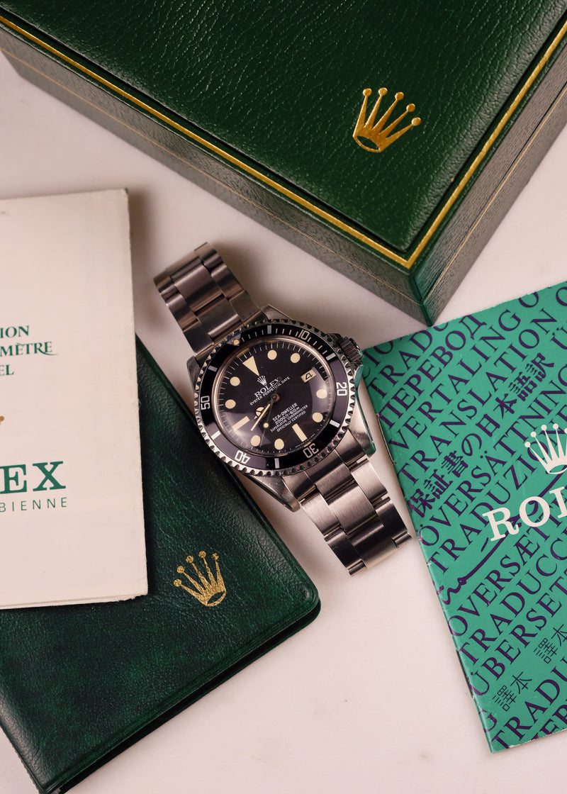 Rolex Sea Dweller 1665 MK3 Dial Box & Papers - 1981