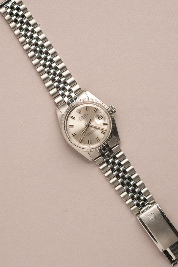 Rolex Datejust 1603 Mint Unpolished 'Wide-Boy' Dial - 1970