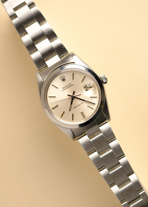 Rolex Oysterdate Precision 6694 Silver Tritium Dial - 1966