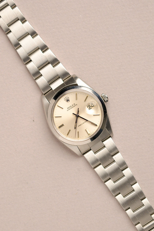 Rolex Oysterdate Precision 6694 Silver Tritium Dial - 1966