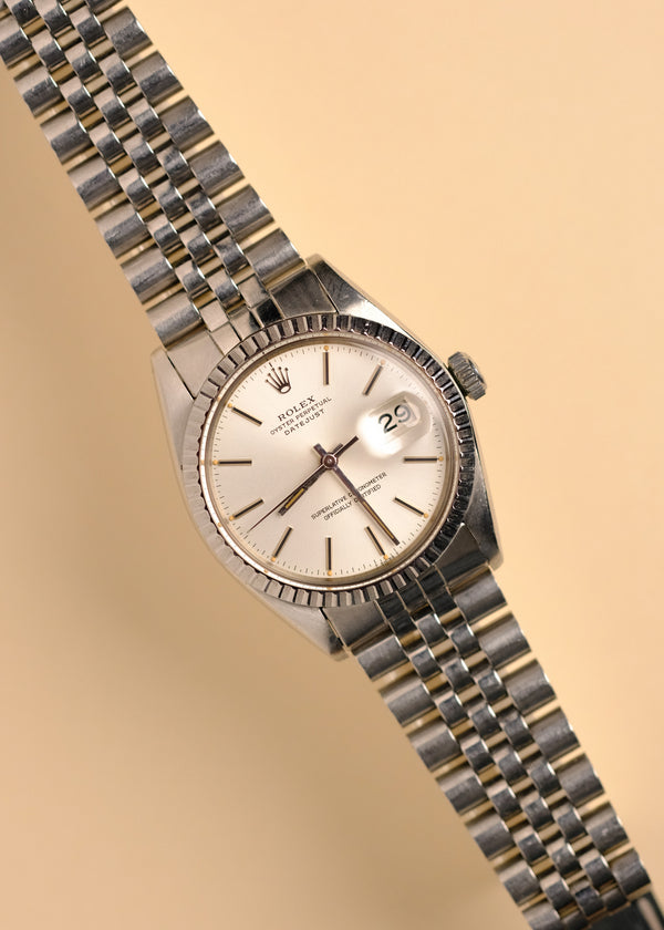 Rolex Datejust 16030 Silver Flat Dial w/Orange Patina - 1979