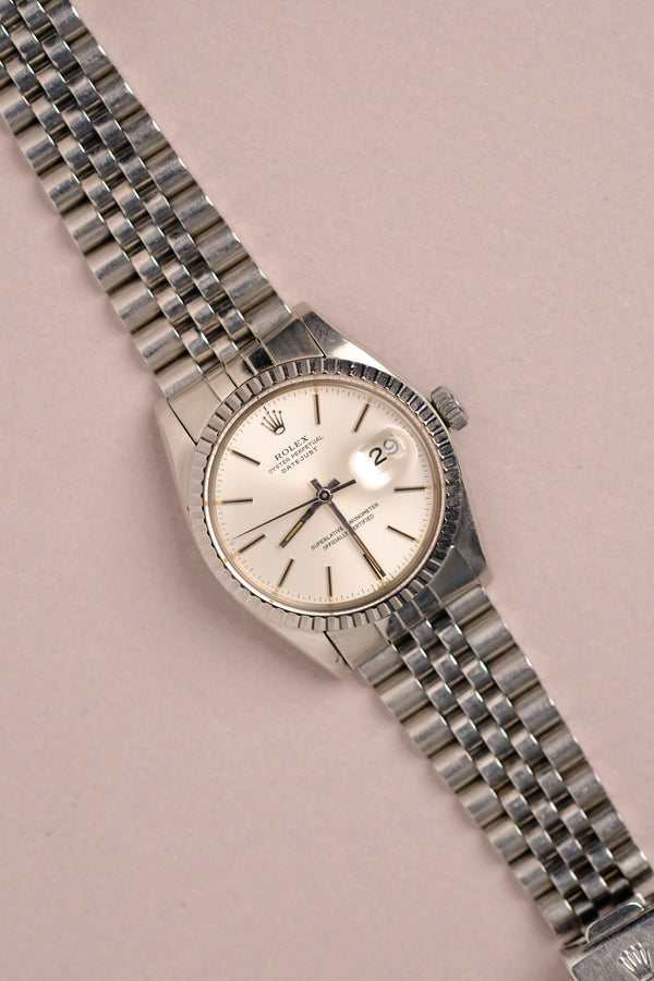 Rolex Datejust 16030 Silver Flat Dial w/Orange Patina - 1979