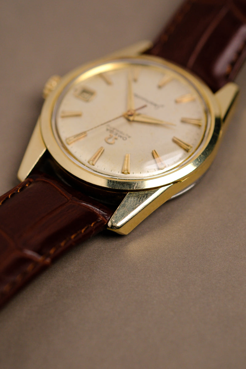 Omega Seamaster 14700 14K Gold Capped & Brushed Silver Dial - 1960's