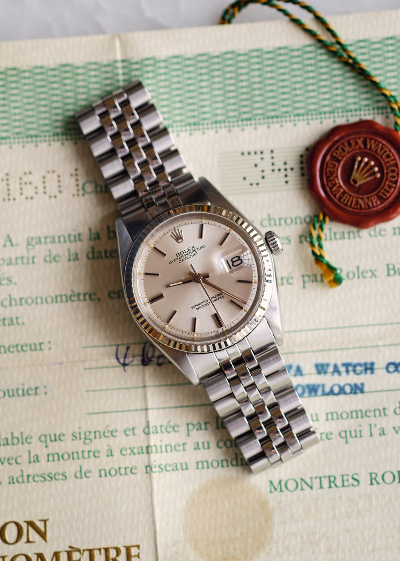 Rolex Datejust 1601 Sigma Dial Box & Papers - 1973