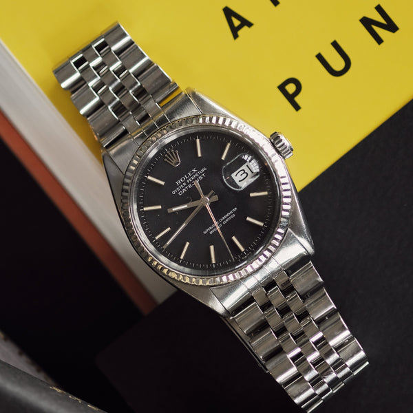 Rolex Datejust 1601 Matte Black Dial - 1971