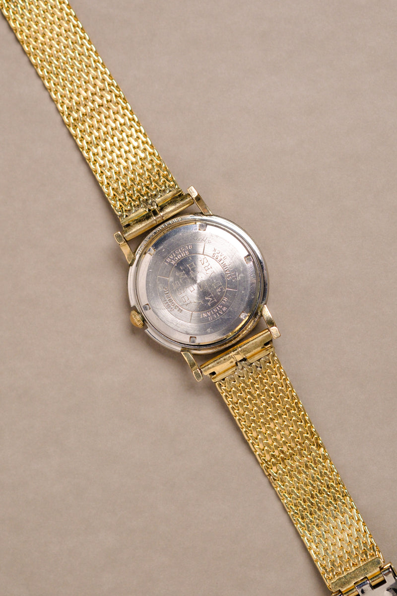 Benrus Jumbo 35 mm 10k Watch w/ Original Band - 1956
