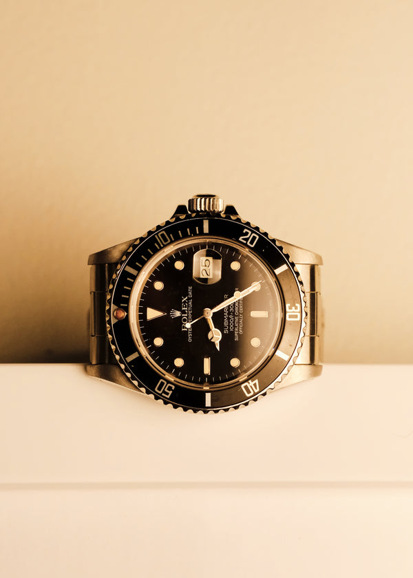 Rolex Submariner 16800 Creamy Tropical Patina Dial - 1986