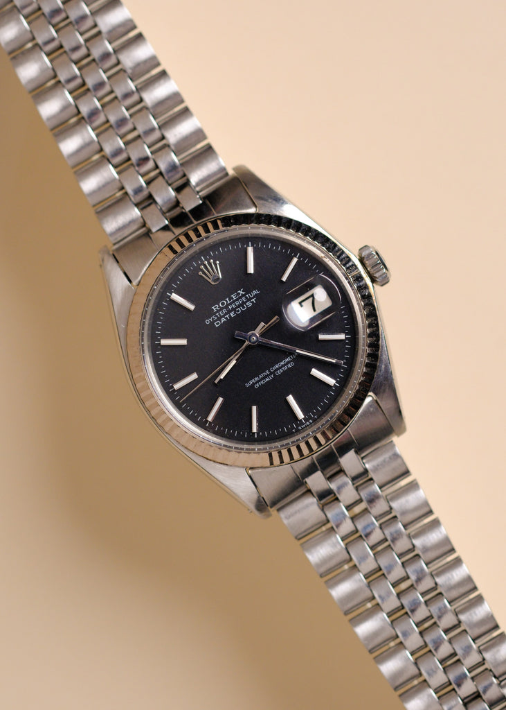 Rolex Datejust 1601 Black Confetti Dial 1969 25 Dials