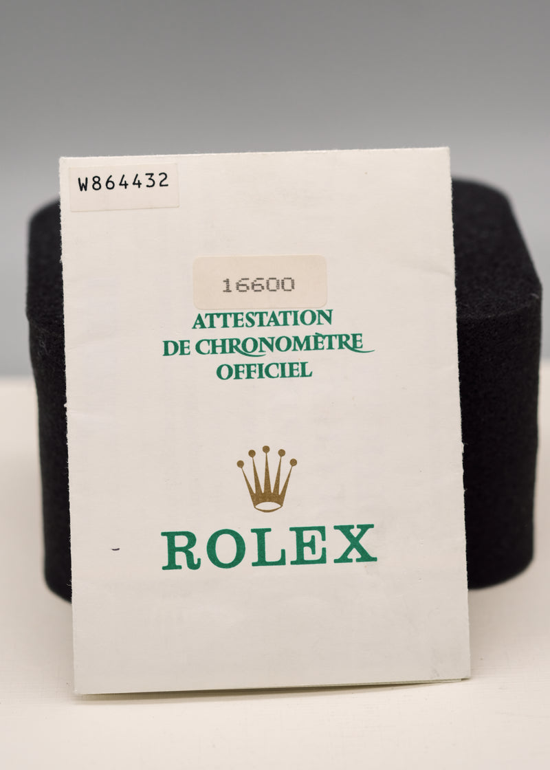 Rolex Seadweller 16600 Tritium Dial w/Papers - 1995