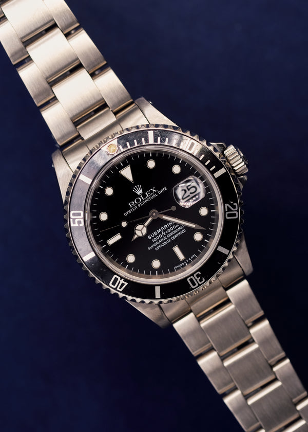 Rolex Submariner 16610 Tritium Dial Fresh Service - 1996