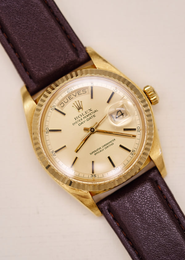 Rolex Presidential Day-Date 1807 w/Spanish Day Wheel - 1978