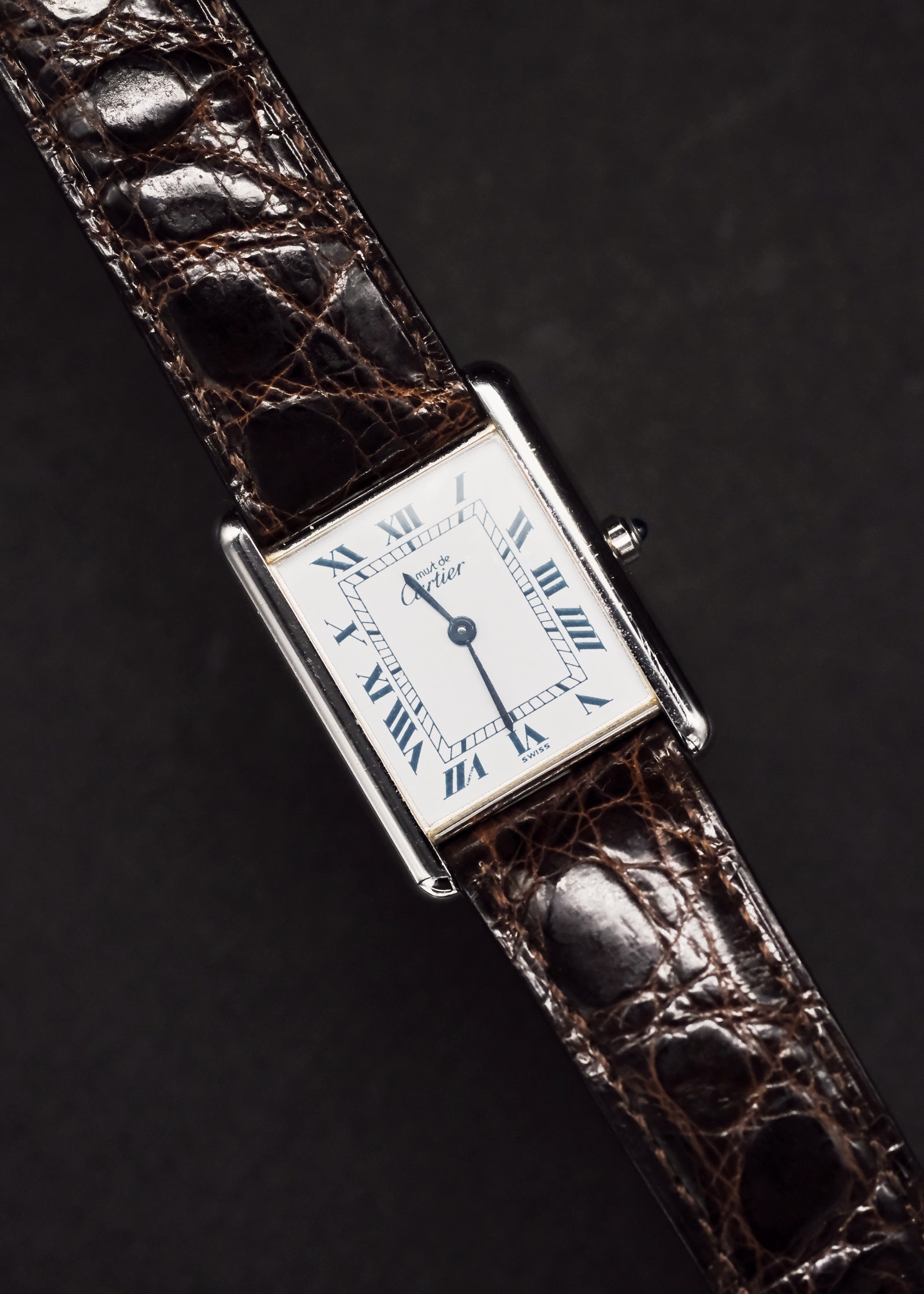 Cartier Must de Cartier Blue Roman Dial – 25 Dials