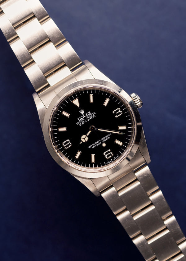 Rolex Explorer i 14270 Cream Patina Dial - 1998