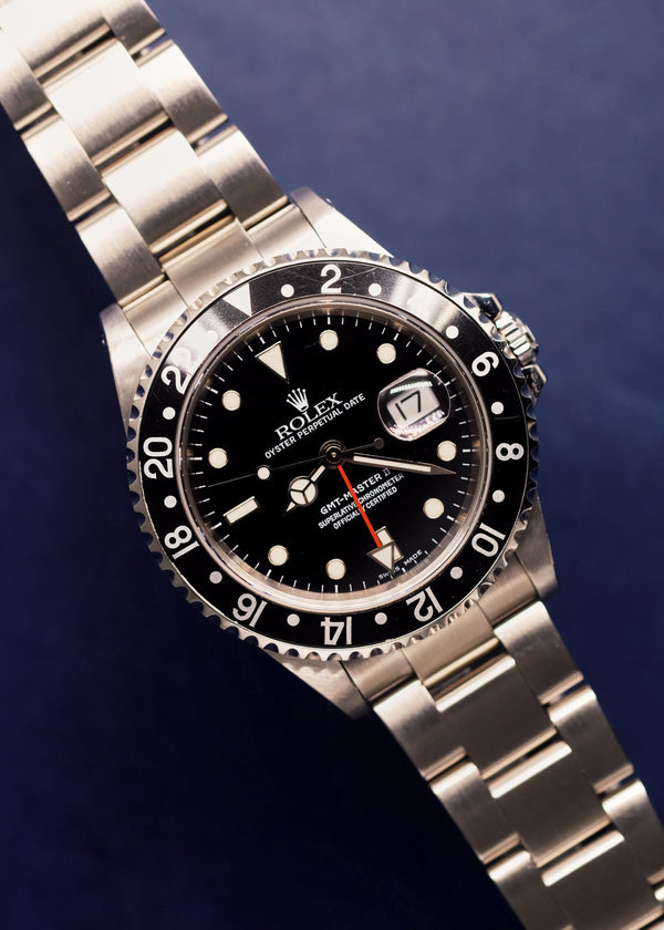 Rolex GMT-Master 16710 Full Set Box & Papers - 2000