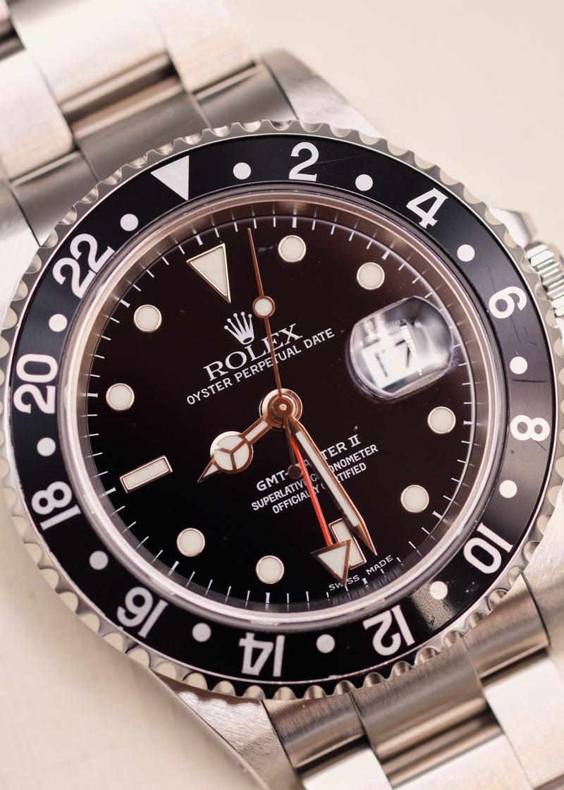 Rolex GMT-Master 16710 Full Set Box & Papers - 2000