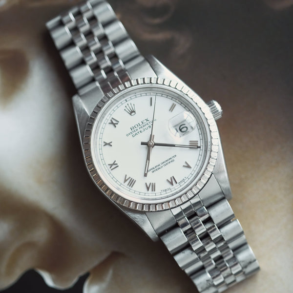 Rolex Datejust 16220 Roman Dial - 1991