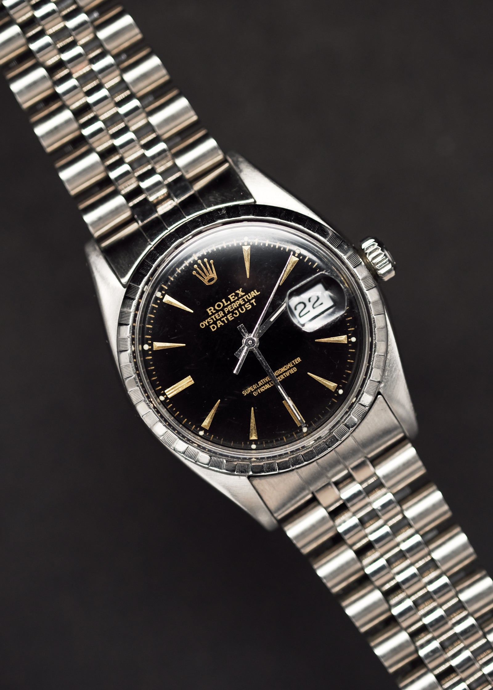 Rolex Datejust 6605 Black Dial - 1956 – 25 Dials