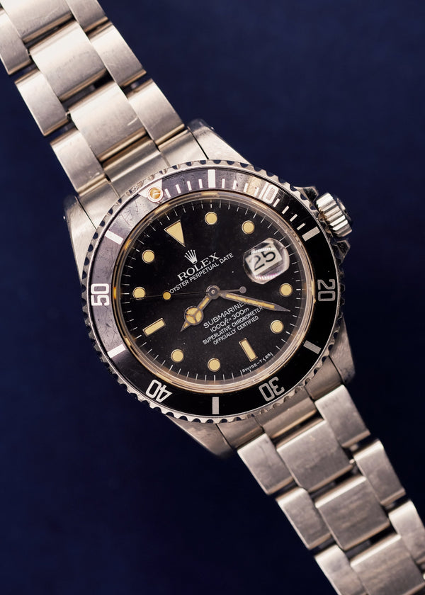 Rolex Submariner 16800 Sandy Tropical Dial - 1985