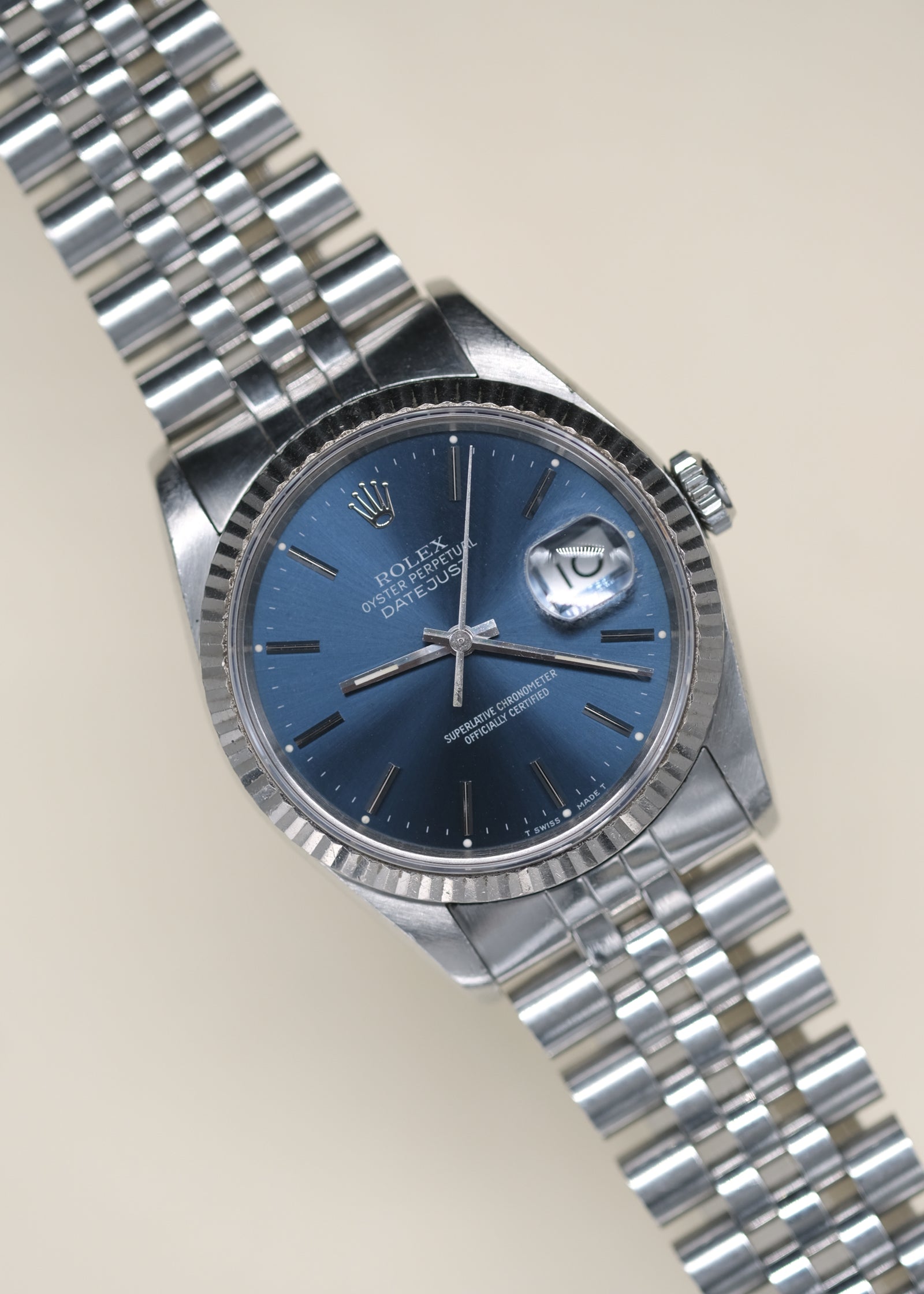 Rolex Datejust 16234 Blue Dial 1991 25 Dials