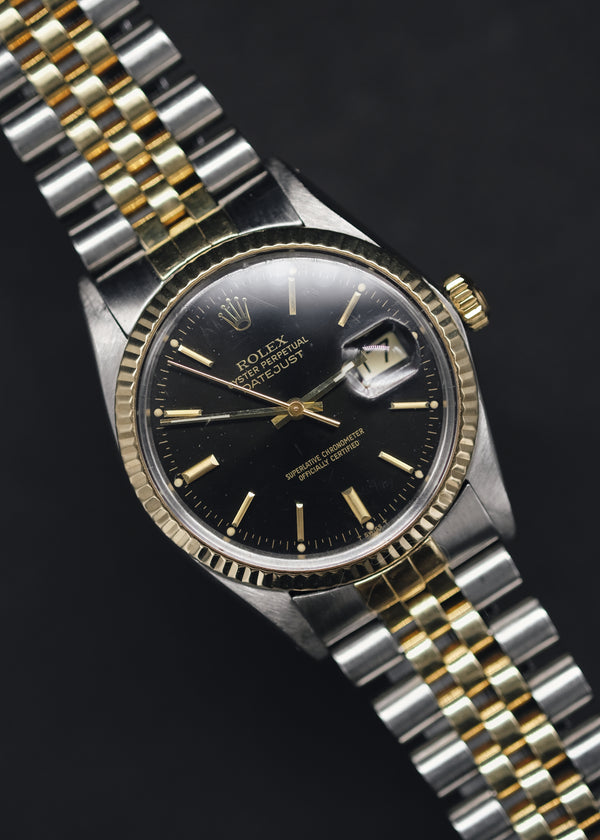 Rolex Datejust 16013 Brown Door Stop Dial - 1980