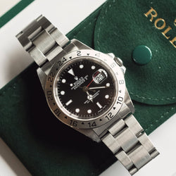 Rolex Explorer ii 16570 Black Dial Box and Booklets w/Service Card - 2000
