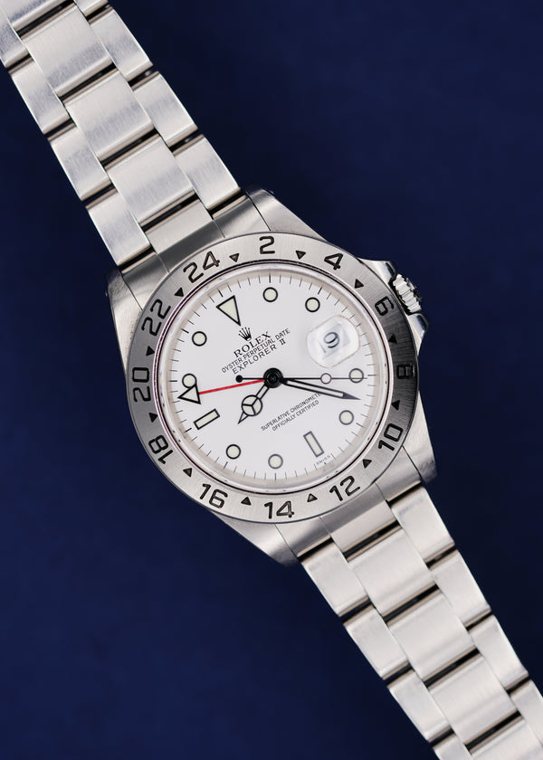 Rolex Explorer ii 16570 'Polar' Swiss Only Dial - 1999