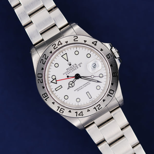 Rolex Explorer ii 16570 Polar Swiss Only Dial 1999 25 Dials