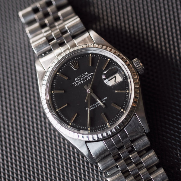 Rolex Datejust 1603 Matte Black Dial - 1970