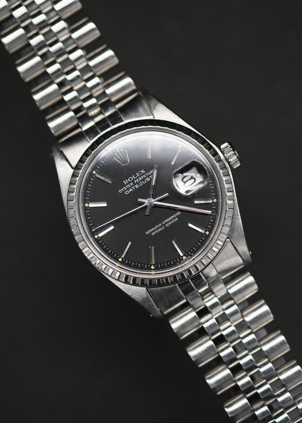 Rolex Datejust 1603 Matte Black Dial - 1970