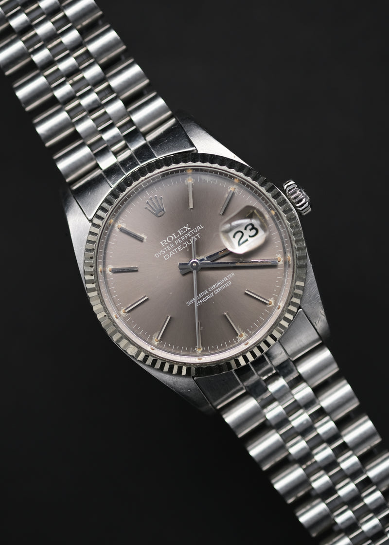 Rolex Datejust 16014 Grey Lavender Dial - 1986