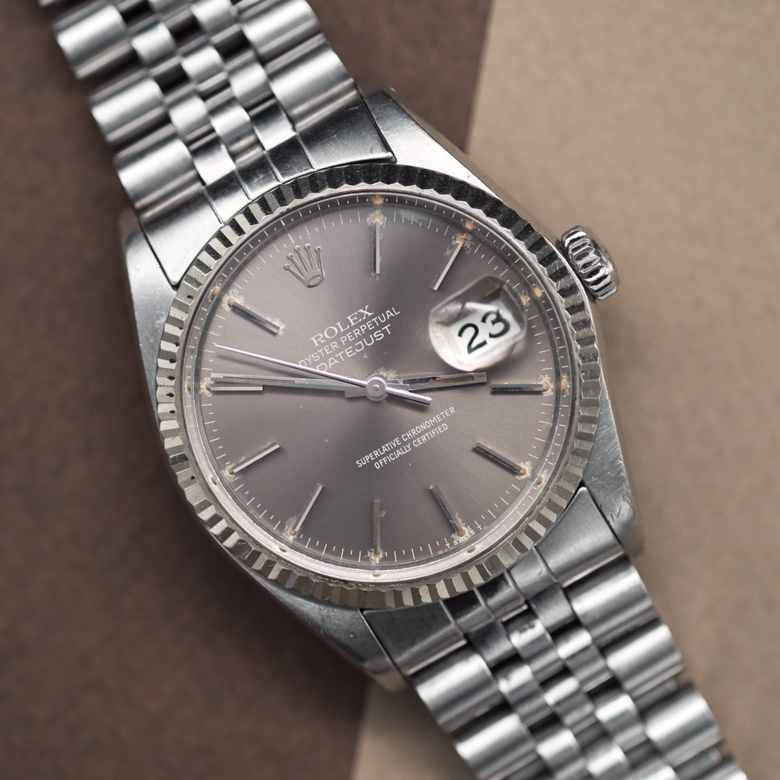 Rolex Datejust 16014 Grey Lavender Dial - 1986 – 25 Dials