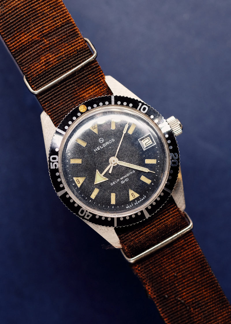 Vintage Helbros Diver Watch