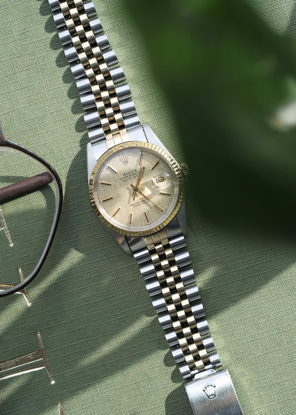 Rolex Datejust 16013 Two-Tone Linen - 1987