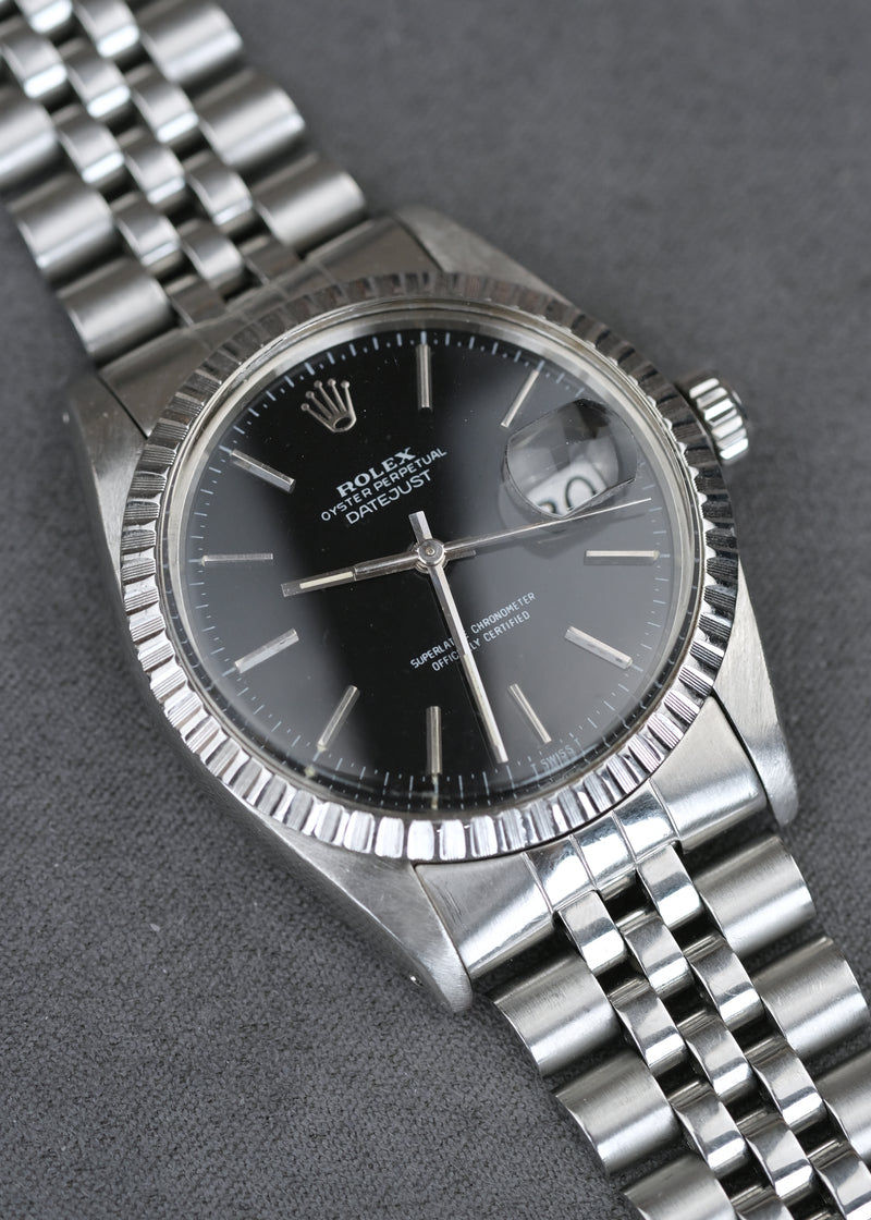 Rolex Datejust 16030 Black Dial - 1984