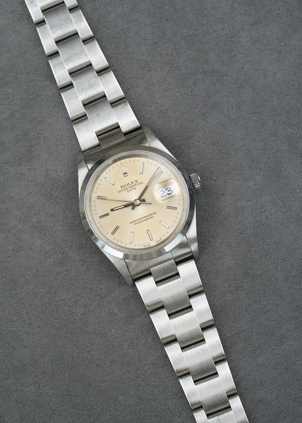 Rolex Oyster Perpetual Date cream Dial - 1996