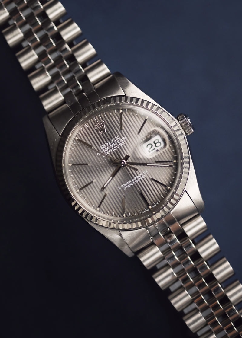 Rolex Datejust 16014 Grey Tapestry Dial - 1979