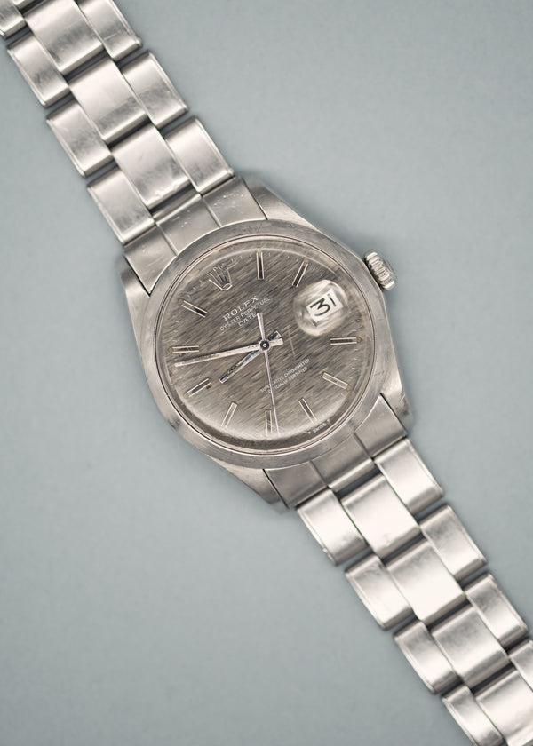 Rolex Oyster Perpetual Date 1500 Grey Mosaic Dial - 1970