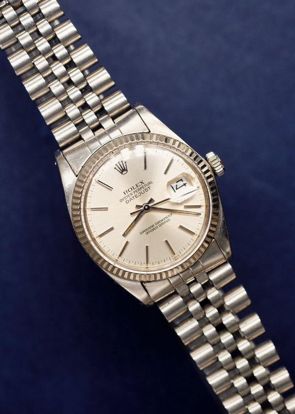 Rolex Datejust 16014 Silver Dial Orange Patina - 1984