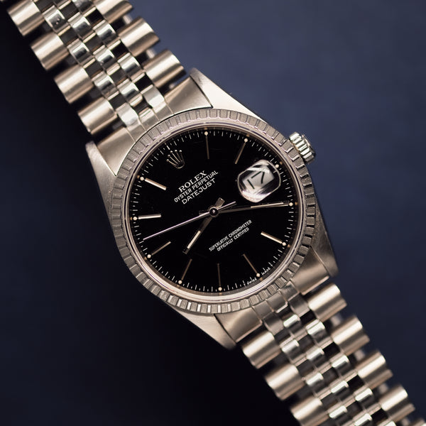 Rolex 16220 best sale black dial