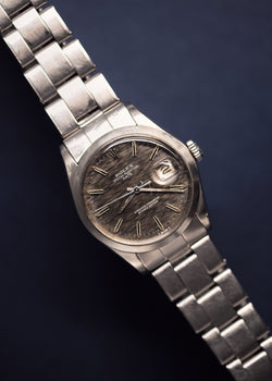 Rolex Oyster Perpetual Date 1500 Grey Mosaic Dial - 1970
