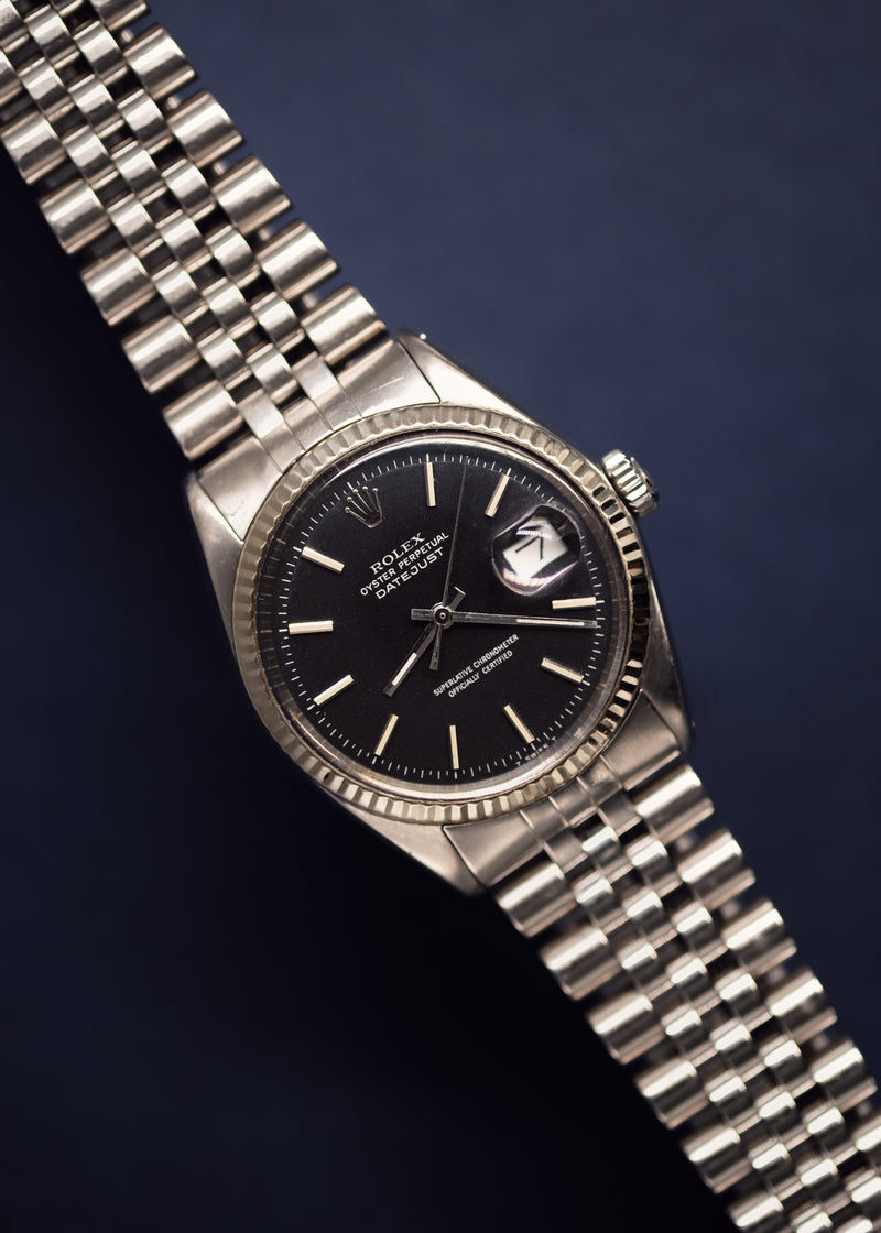 Rolex Datejust 1601 Matte Black Dial - 1971