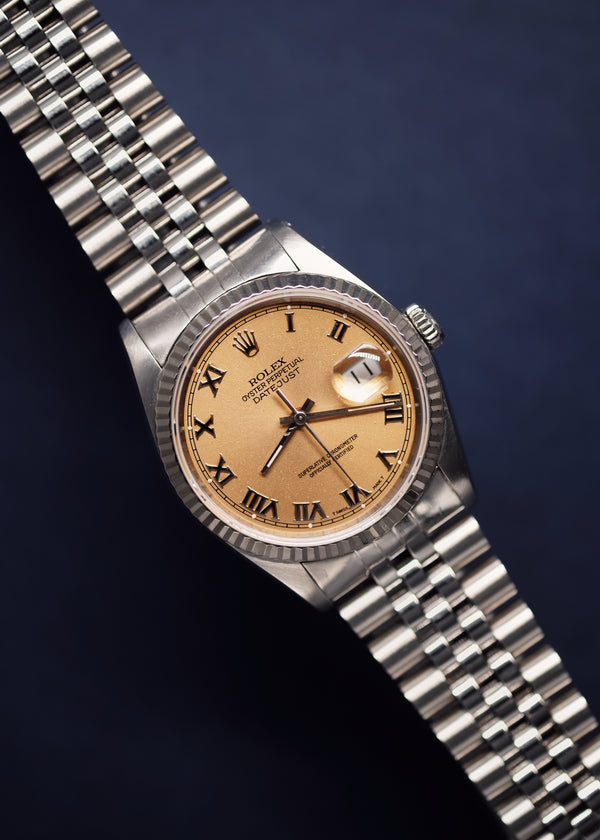 Rolex Datejust 16234 Salmon Roman Dial - 1989